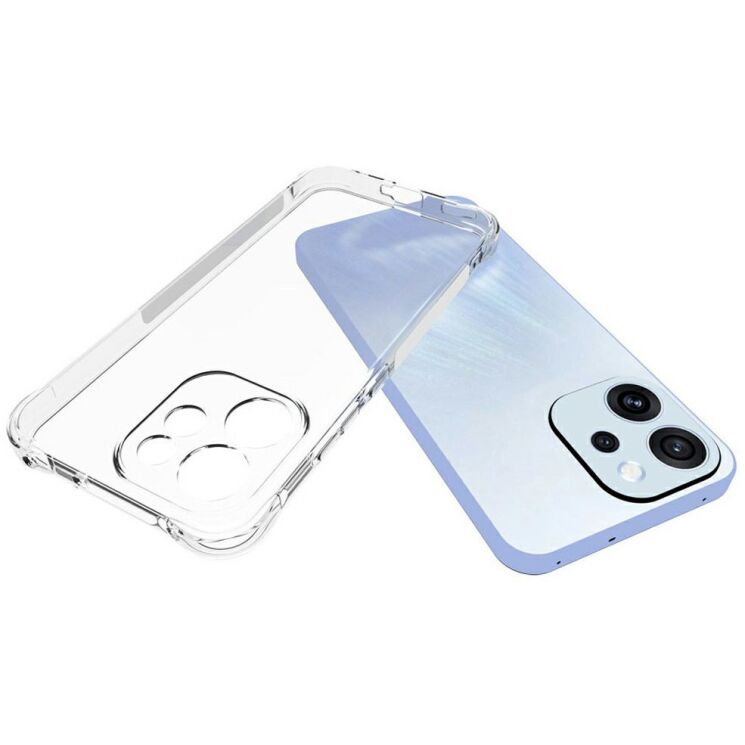 Защитный чехол UniCase AirBag Flow для OPPO Reno 15 F/FS - Transparent: фото 4 из 5
