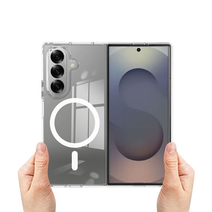 Захисний чохол UniCase AirBag MagSafe (FF) для Samsung Galaxy Fold 7 - Clear: фото 7 з 10