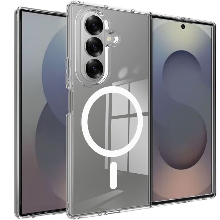 Захисний чохол UniCase AirBag MagSafe (FF) для Samsung Galaxy Fold 7 - Clear: фото 2 з 10