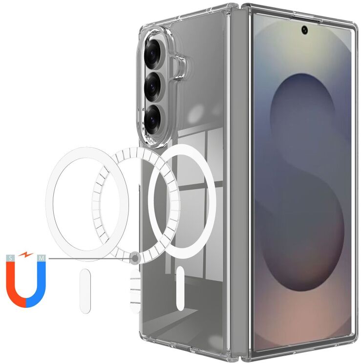 Захисний чохол UniCase AirBag MagSafe (FF) для Samsung Galaxy Fold 7 - Clear: фото 5 з 10