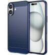 Защитный чехол UniCase Carbon для Apple iPhone 16 Plus - Blue (360602L)
