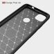 Силиконовый (TPU) чехол UniCase Carbon для Google Pixel 4A - Red (264701R). Фото 5 из 10