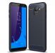 Захисний чохол UniCase Carbon для Samsung Galaxy J6 2018 (J600) - Dark Blue (178316DB). Фото 1 з 7