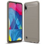 Силиконовый (TPU) чехол UniCase Carbon для Samsung Galaxy M10 - Grey: фото 1 из 8