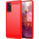 Защитный чехол UniCase Carbon для Samsung Galaxy S20 FE (G780) - Red (252019R). Фото 1 из 8