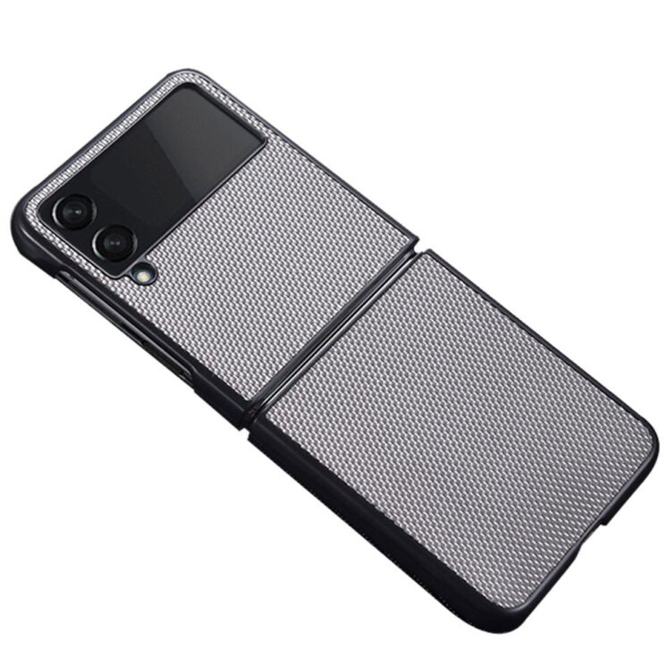 Защитный чехол UniCase Cloth Texture (FF) для Samsung Galaxy Flip 4 - Grey: фото 1 из 9