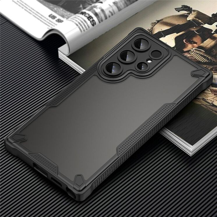 Защитный чехол UniCase Falcon Frame для Samsung Galaxy S24 Ultra (S928) - Black: фото 10 из 10