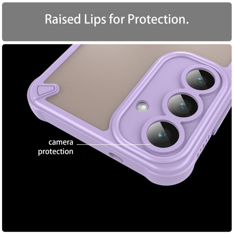 Защитный чехол UniCase Falcon Frame для Samsung Galaxy S25 FE (S731) - Blue: фото 9 из 10