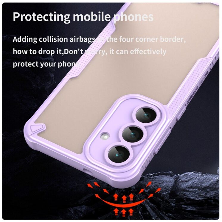 Защитный чехол UniCase Falcon Frame для Samsung Galaxy S25 FE (S731) - Blue: фото 6 из 10