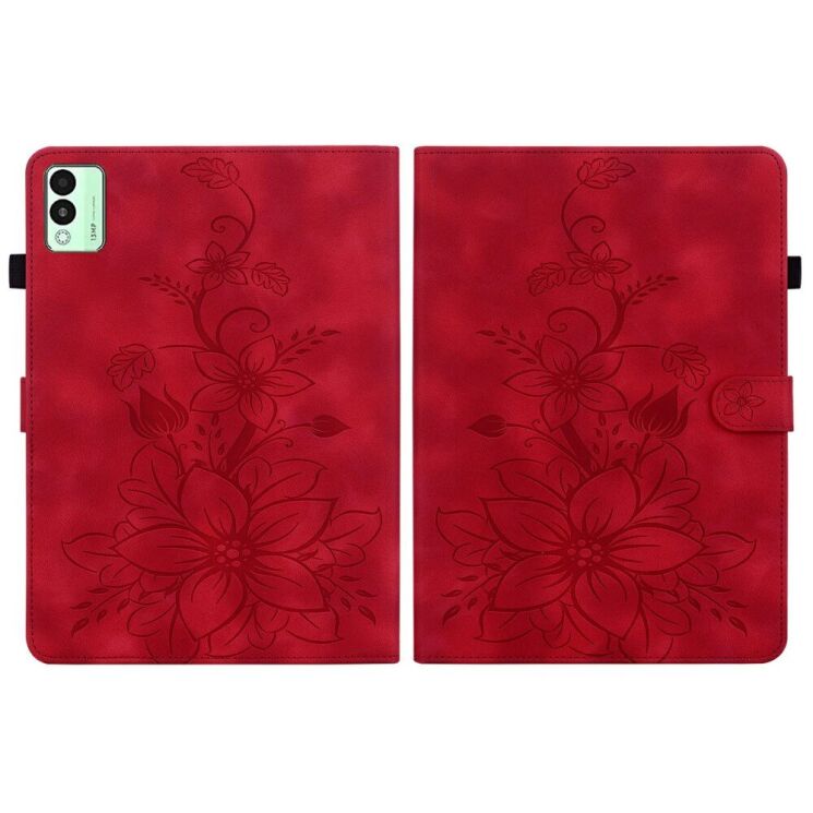 Защитный чехол UniCase Flower для TECNO Megapad 11 - Red: фото 7 из 7