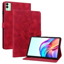Защитный чехол UniCase Flower для TECNO Megapad 11 - Red: фото 1 из 7