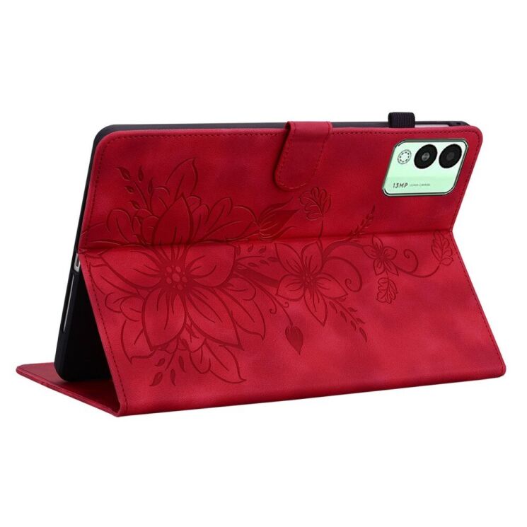 Защитный чехол UniCase Flower для TECNO Megapad 11 - Red: фото 4 из 7