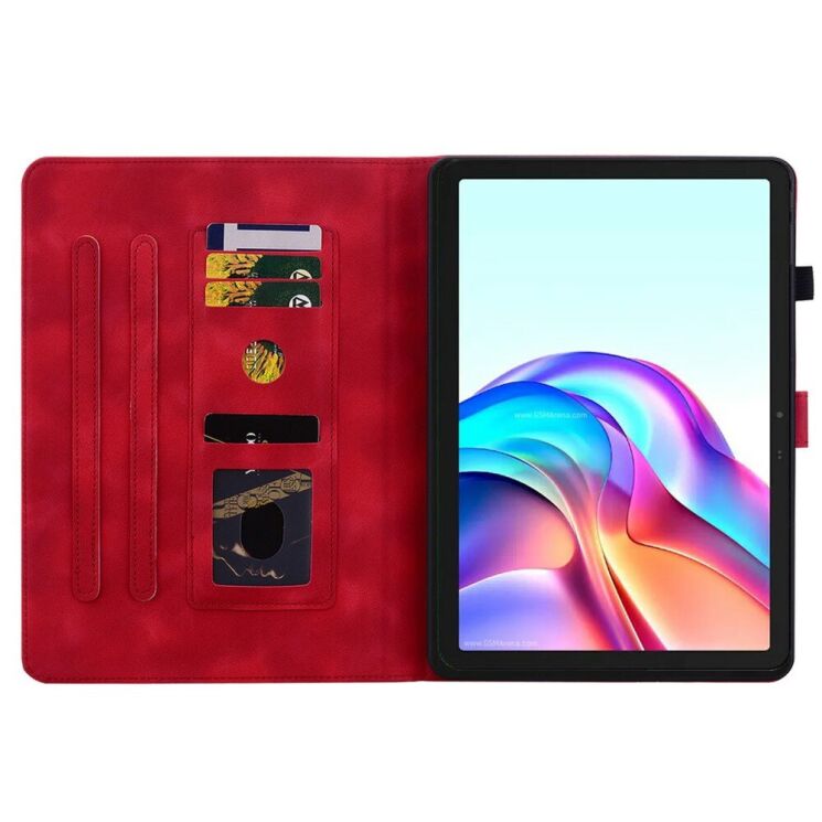 Защитный чехол UniCase Flower для TECNO Megapad 11 - Red: фото 2 из 7