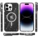 Защитный чехол UniCase Glitter Series MagSafe для Apple iPhone 15 Pro - Black (329349B). Фото 6 из 6