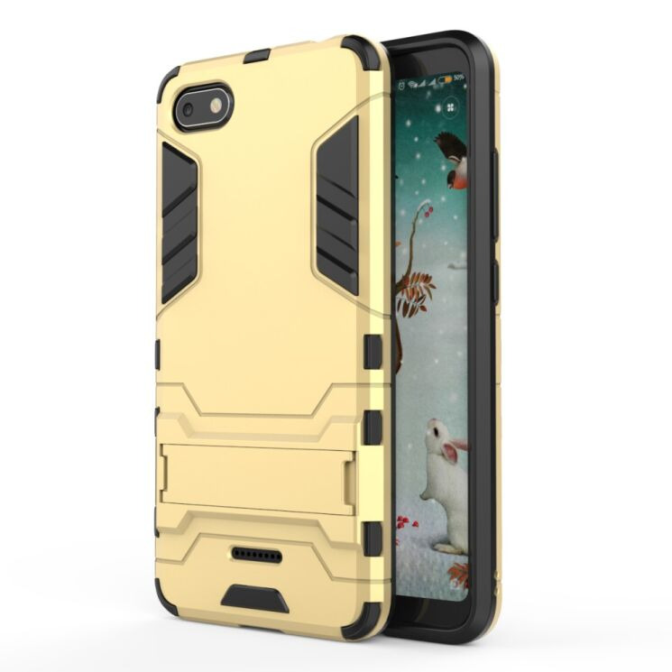 Захисний чохол UniCase Hybrid для Xiaomi Redmi 6A - Gold: фото 2 з 7