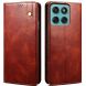 Защитный чехол UniCase Leather Wallet для Motorola Edge 60 / Edge 60 Fusion - Brown (379601Z). Фото 1 из 7