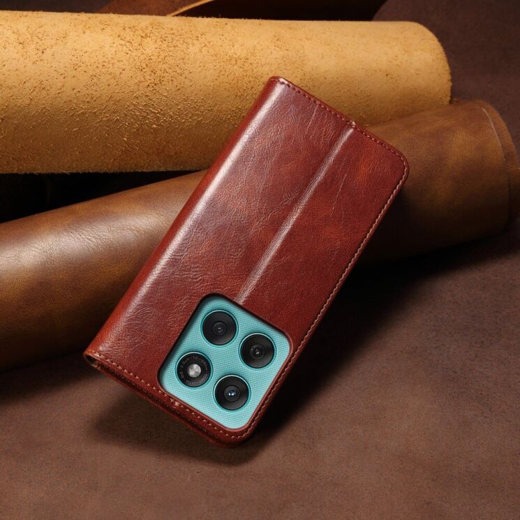 Защитный чехол UniCase Leather Wallet для Motorola Edge 60 / Edge 60 Fusion - Brown: фото 7 из 7