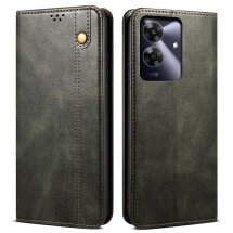 Защитный чехол UniCase Leather Wallet для Realme C63 / Note 60 - Green: фото 1 из 6
