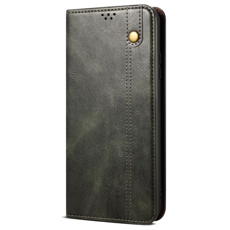 Защитный чехол UniCase Leather Wallet для Realme C63 / Note 60 - Green: фото 5 из 6