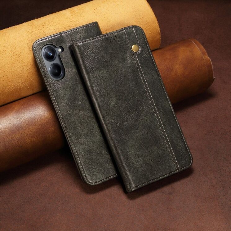 Защитный чехол UniCase Leather Wallet для Samsung Galaxy A06 (A065) - Green: фото 7 из 7