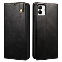 Защитный чехол UniCase Leather Wallet для Samsung Galaxy A07 (A075) - Black: фото 1 из 7
