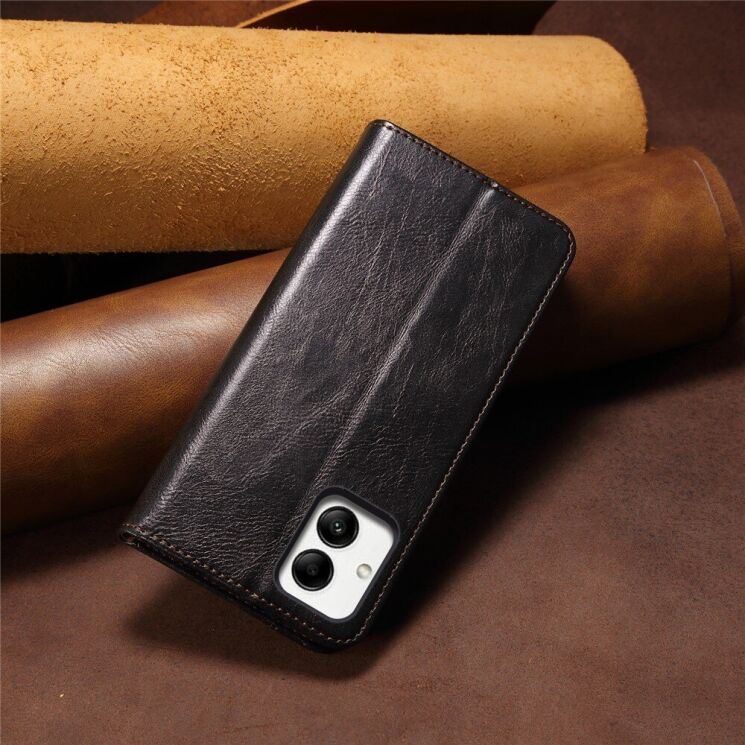 Защитный чехол UniCase Leather Wallet для Samsung Galaxy A07 (A075) - Black: фото 7 из 7