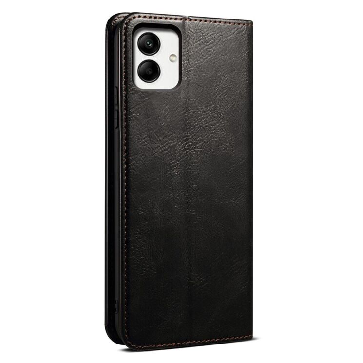 Защитный чехол UniCase Leather Wallet для Samsung Galaxy A07 (A075) - Black: фото 6 из 7