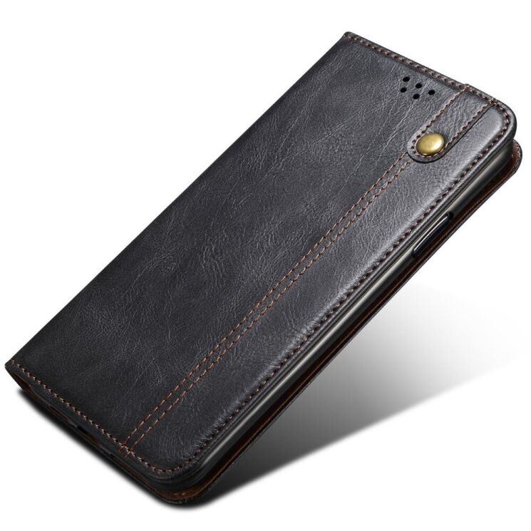 Защитный чехол UniCase Leather Wallet для Samsung Galaxy S25 Edge (S937) - Black: фото 4 из 7