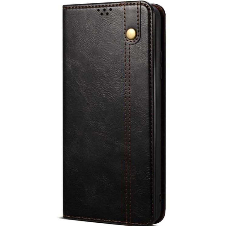 Защитный чехол UniCase Leather Wallet для Samsung Galaxy S25 Edge (S937) - Black: фото 6 из 7