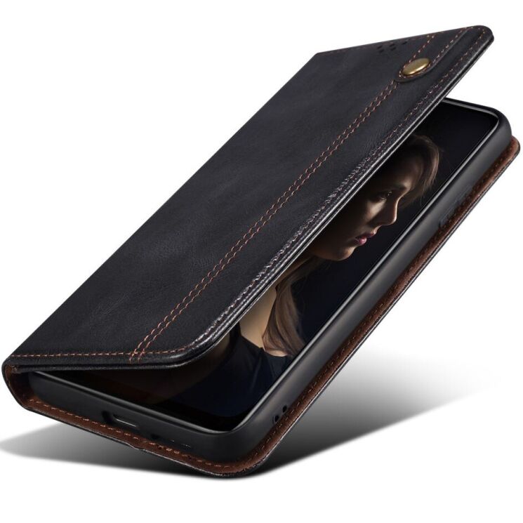 Захисний чохол UniCase Leather Wallet для Xiaomi Redmi Note 14 Pro Plus - Black: фото 5 з 7