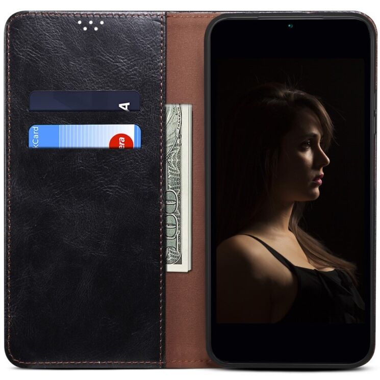 Захисний чохол UniCase Leather Wallet для Xiaomi Redmi Note 14 Pro Plus - Black: фото 6 з 7