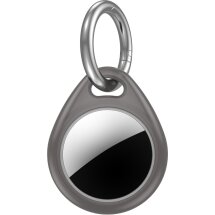 Защитный чехол UniCase Lock Clip для Apple AirTags - Transparent Black: фото 1 из 2