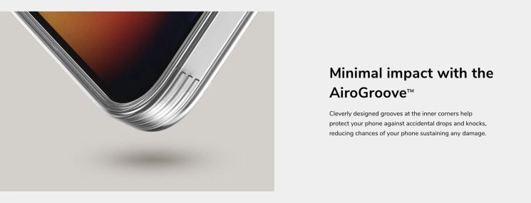 Защитный чехол UNIQ Air Fender для Apple iPhone 14 Plus - Smoky Grey: фото 8 из 8