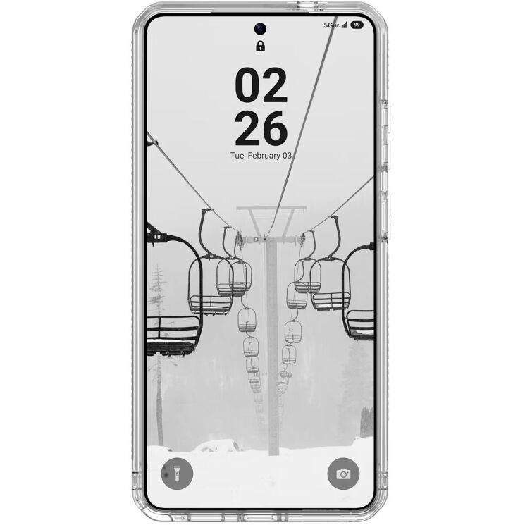 Захисний чохол URBAN ARMOR GEAR Plyo MagSafe для Samsung Galaxy S26 Ultra (S948) - Ice / Silver: фото 2 з 10