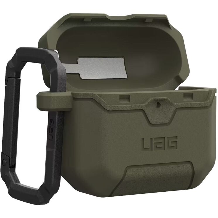 Захисний чохол URBAN ARMOR GEAR Scout (FH) для Apple AirPods 4 (104130117272) - Olive Drab: фото 8 з 9