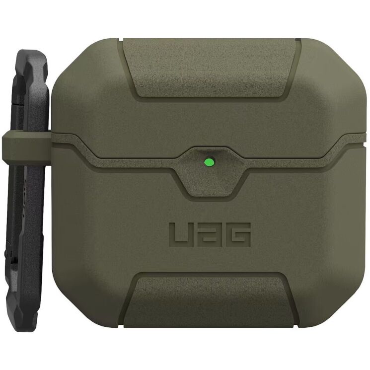 Захисний чохол URBAN ARMOR GEAR Scout (FH) для Apple AirPods 4 (104130117272) - Olive Drab: фото 6 з 9