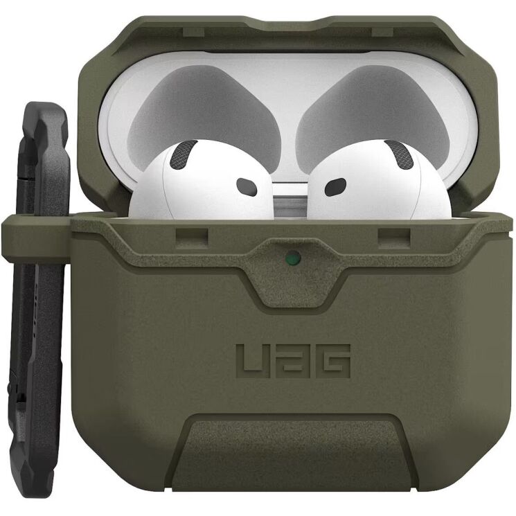 Захисний чохол URBAN ARMOR GEAR Scout (FH) для Apple AirPods 4 (104130117272) - Olive Drab: фото 3 з 9