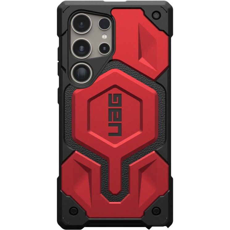 Защитный чехол URBAN ARMOR GEAR (UAG) Monarch для Samsung Galaxy S24 Ultra (S928) - Crimson: фото 1 из 8
