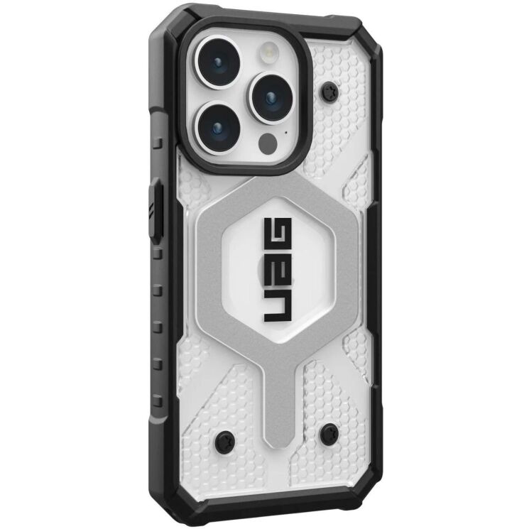 Защитный чехол URBAN ARMOR GEAR (UAG) Pathfinder MagSafe для Apple iPhone 15 Pro - Ice: фото 3 из 10