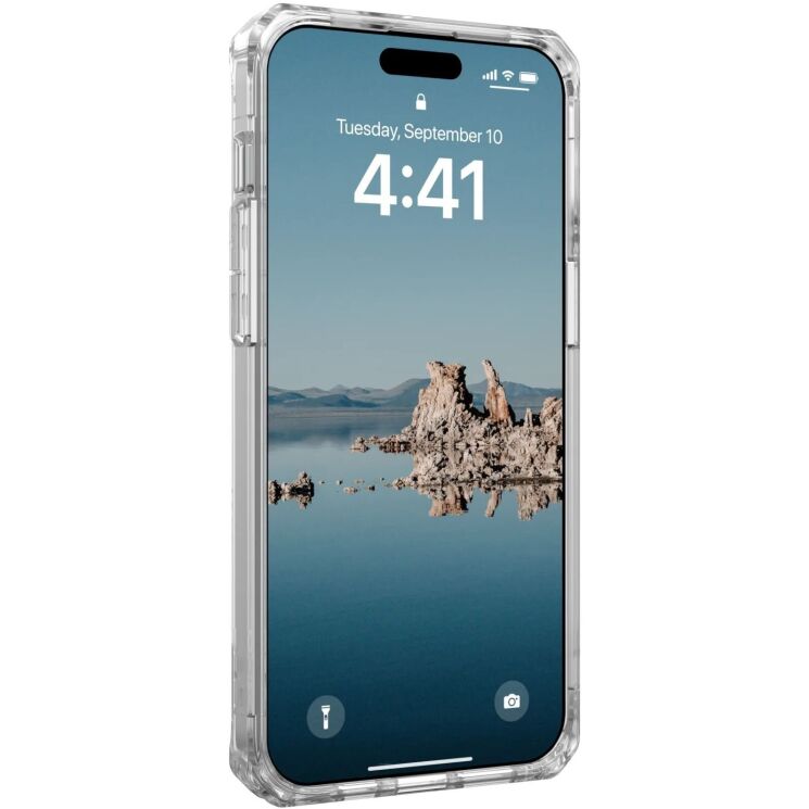Защитный чехол URBAN ARMOR GEAR (UAG) Plyo Magsafe для Apple iPhone 15 Pro Max - Ice / White: фото 4 из 12