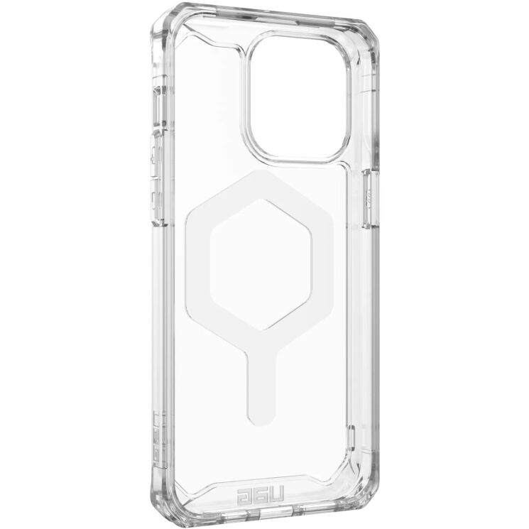 Защитный чехол URBAN ARMOR GEAR (UAG) Plyo Magsafe для Apple iPhone 15 Pro Max - Ice / White: фото 9 из 12