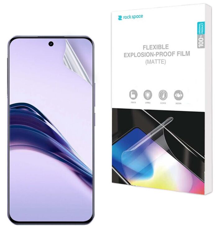 Антибликовая пленка на экран RockSpace Explosion-Proof Matte для Realme 13 Pro: фото 1 з 8