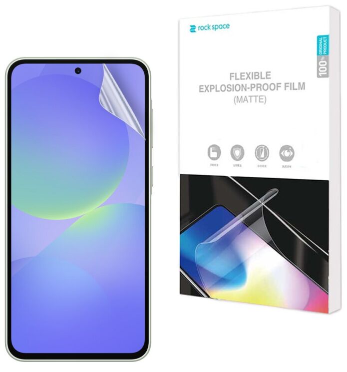 Антиблікова плівка на екран RockSpace Explosion-Proof Matte для Samsung Galaxy A36 (A366): фото 1 з 8