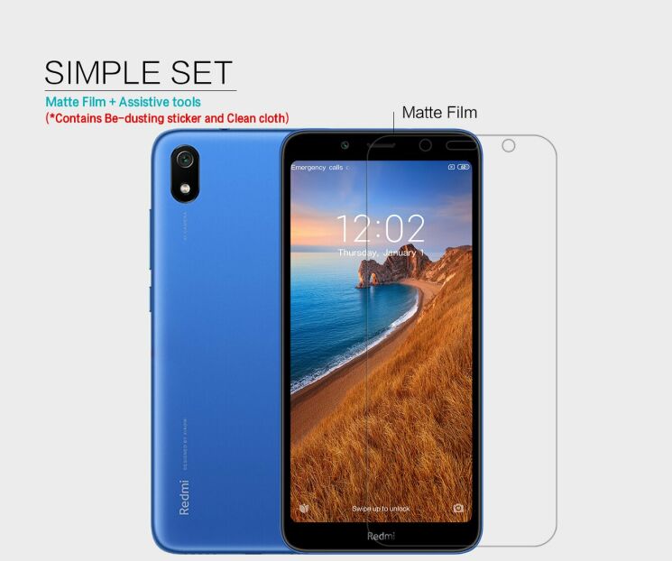 Антибликовая пленка NILLKIN Matte для Xiaomi Redmi 7A: фото 9 из 11