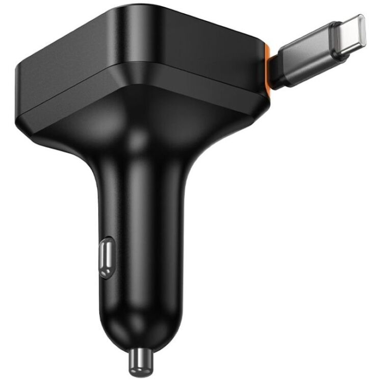 Автомобільний зарядний пристрій Hoco NZ18 Guardian PD65W (Type-C + USB) + кабель Type-C - Black: фото 6 з 9