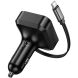 Автомобільний зарядний пристрій Hoco NZ18 Guardian PD65W (Type-C + USB) + кабель Type-C - Black (923401B). Фото 5 з 9