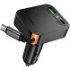 Автомобільний зарядний пристрій Hoco NZ18 Guardian PD65W (Type-C + USB) + кабель Type-C - Black (923401B). Фото 2 з 9