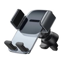 Автомобильный держатель Baseus Easy Control Pro Clamp (SUYK000101) - Transparent Black: фото 1 из 23