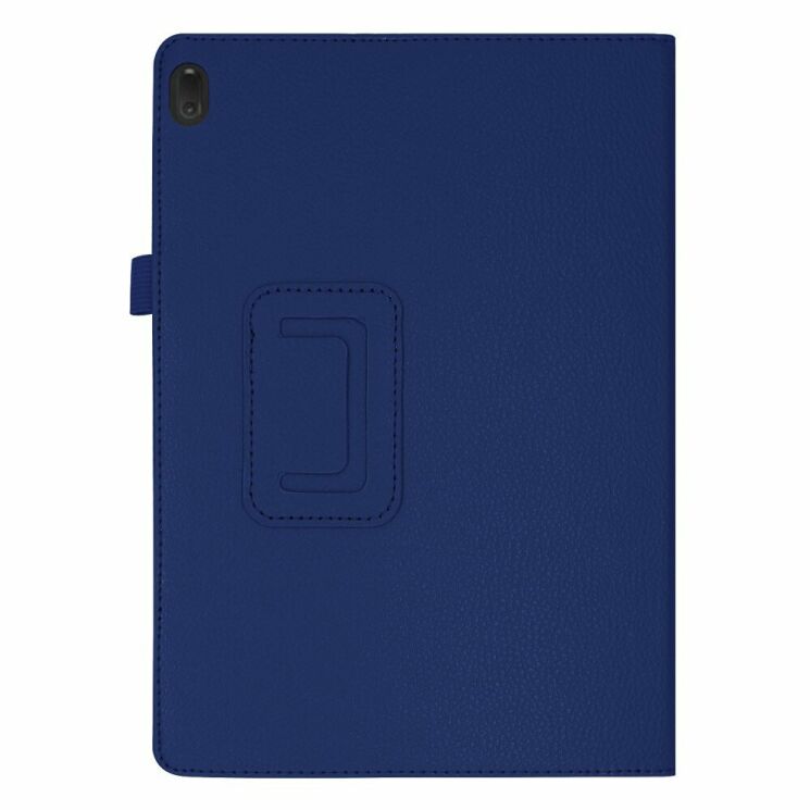 Чехол Deexe Book Type для Lenovo Tab E10 (TB-X104) - Dark Blue: фото 7 из 8