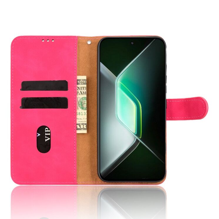 Чехол Deexe Classic Wallet для Infinix GT 30 Pro - Rose: фото 2 из 7